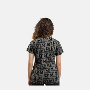 MDB Couture Women's Woven Monogram T-Shirt