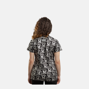 MDB Couture Women's Metallic Monogram T-Shirt