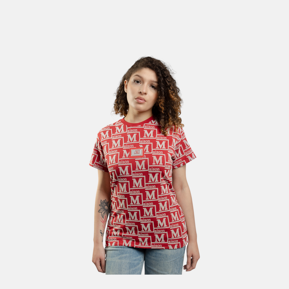 MDB Couture Women's Woven Monogram T-Shirt