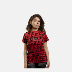 MDB Couture Women's Woven Monogram T-Shirt
