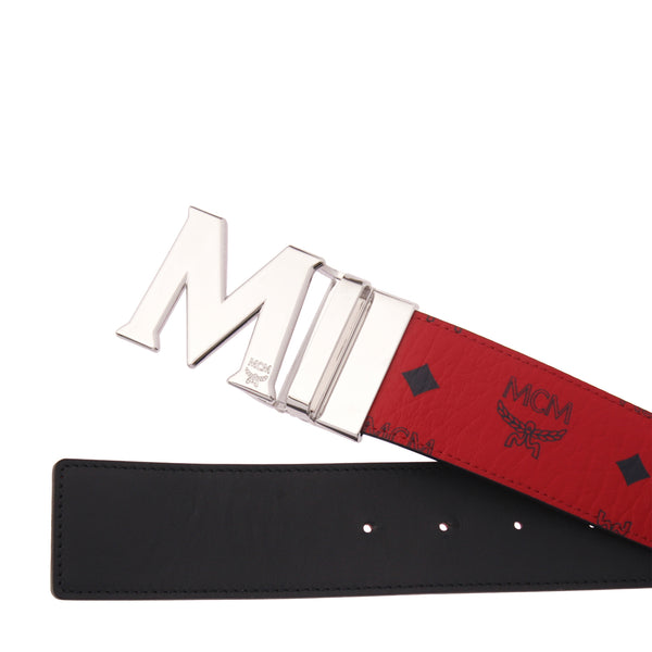 MCM Claus Reversible Belt in Visetos