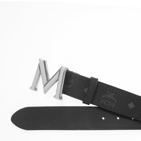 MCM Claus M Belt 1.5" in Visetos Black