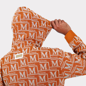 MDB Couture Men's Woven Monogram Hoodie