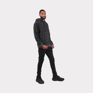 MDB Couture Men's French Terry Monogram Hoodie