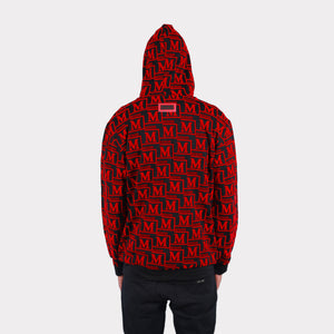 MDB Couture Men's Woven Monogram Hoodie