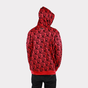 MDB Couture Men's Woven Monogram Hoodie