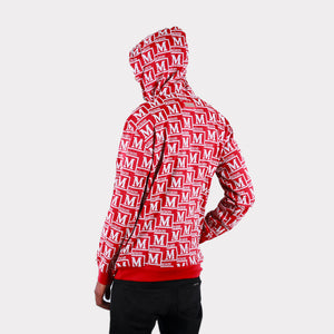 MDB Couture Men's Woven Monogram Hoodie