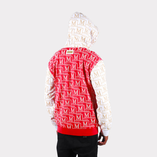 MDB Couture Men's French Terry Monogram Hoodie