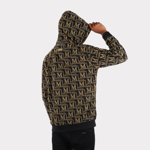 MDB Couture Men's French Terry Monogram Hoodie
