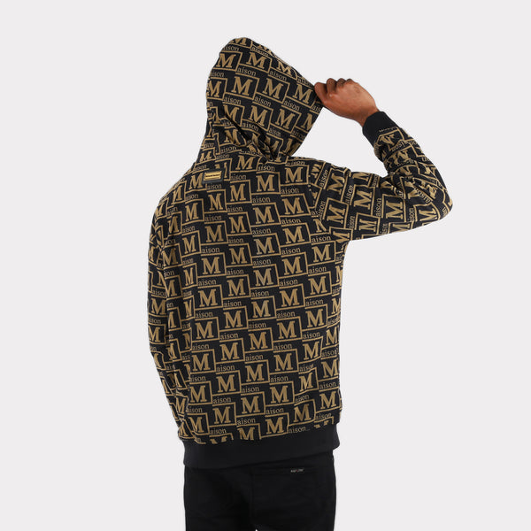 MDB Couture Men's French Terry Monogram Hoodie
