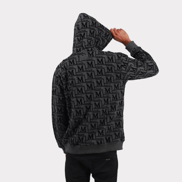MDB Couture Men's French Terry Monogram Hoodie
