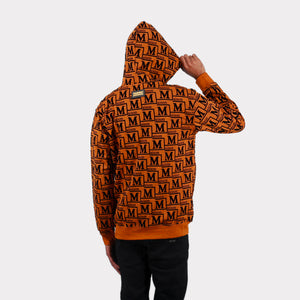 MDB Couture Men's Woven Monogram Hoodie