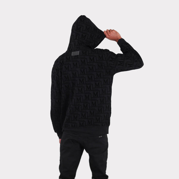 MDB Couture Men's French Terry Monogram Hoodie