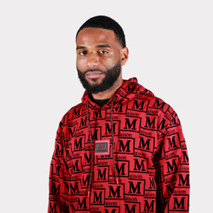 MDB Couture Men's Woven Monogram Hoodie
