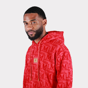 MDB Couture Men's French Terry Monogram Hoodie
