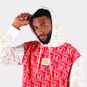 MDB Couture Men's French Terry Monogram Hoodie