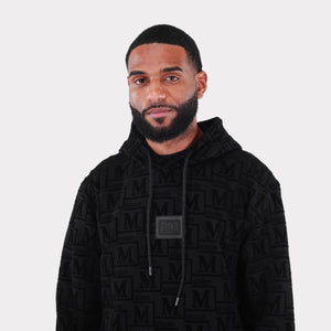 MDB Couture Men's French Terry Monogram Hoodie