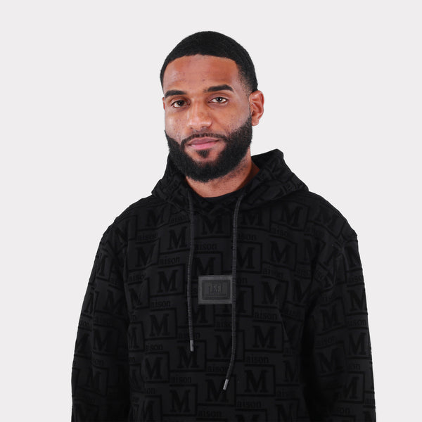 MDB Couture Men's French Terry Monogram Hoodie