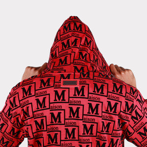 MDB Couture Men's Woven Monogram Hoodie