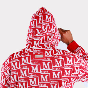 MDB Couture Men's Woven Monogram Hoodie