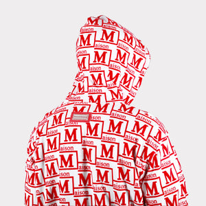 MDB Couture Men's Woven Monogram Hoodie