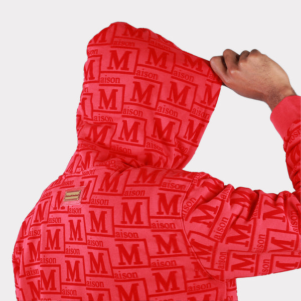 MDB Couture Men's French Terry Monogram Hoodie