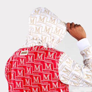 MDB Couture Men's French Terry Monogram Hoodie