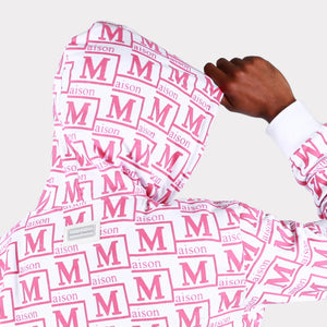 MDB Couture Men's French Terry Monogram Hoodie