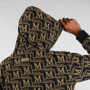 MDB Couture Men's French Terry Monogram Hoodie