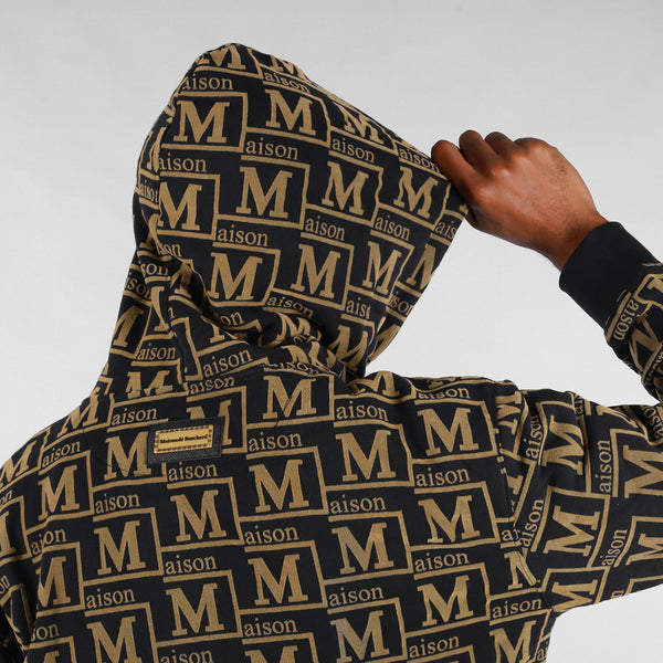 MDB Couture Men's French Terry Monogram Hoodie