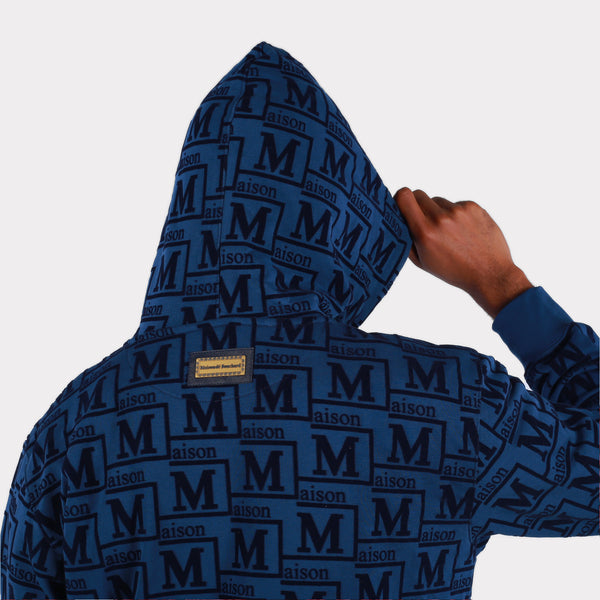 MDB Couture Men's French Terry Monogram Hoodie