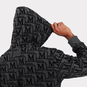 MDB Couture Men's French Terry Monogram Hoodie