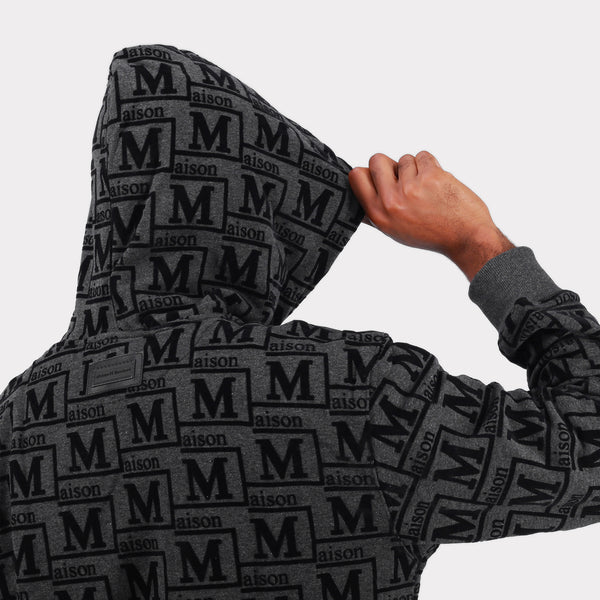 MDB Couture Men's French Terry Monogram Hoodie