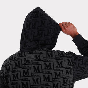 MDB Couture Men's French Terry Monogram Hoodie