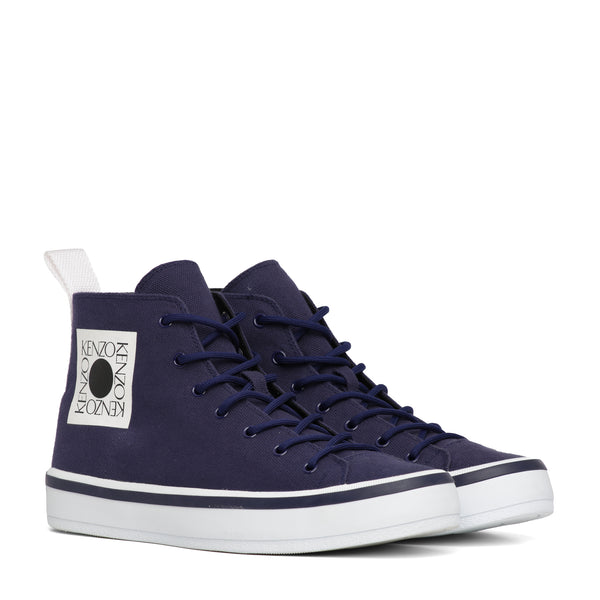 Kenzo Men's Square Logo High Top Sneakers