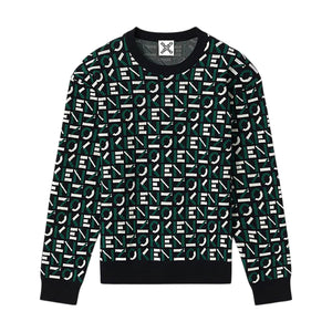 Kenzo Men's Jacquard Monogram Jumper Sweater