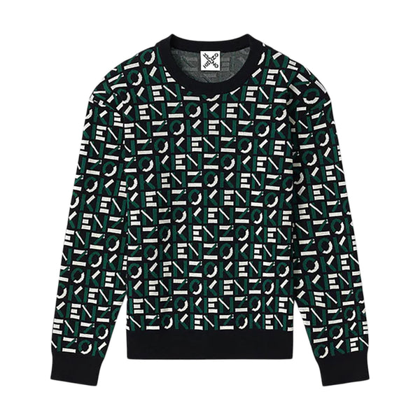 Kenzo Men's Jacquard Monogram Jumper Sweater