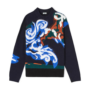 Kenzo Men's "Kenzo World" Knit Jumper Sweater