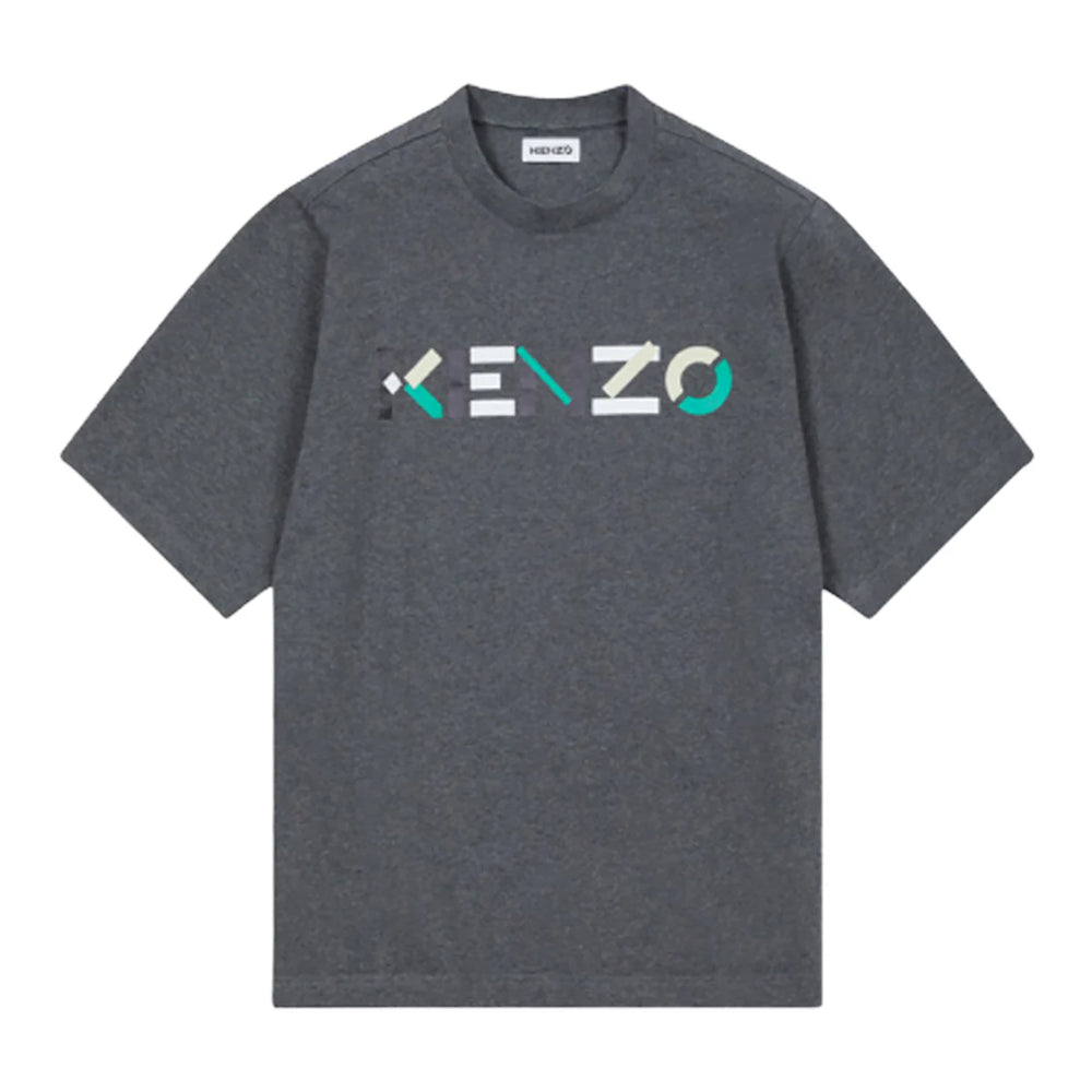 Kenzo Men's Multicolored Logo Oversize T-Shirt