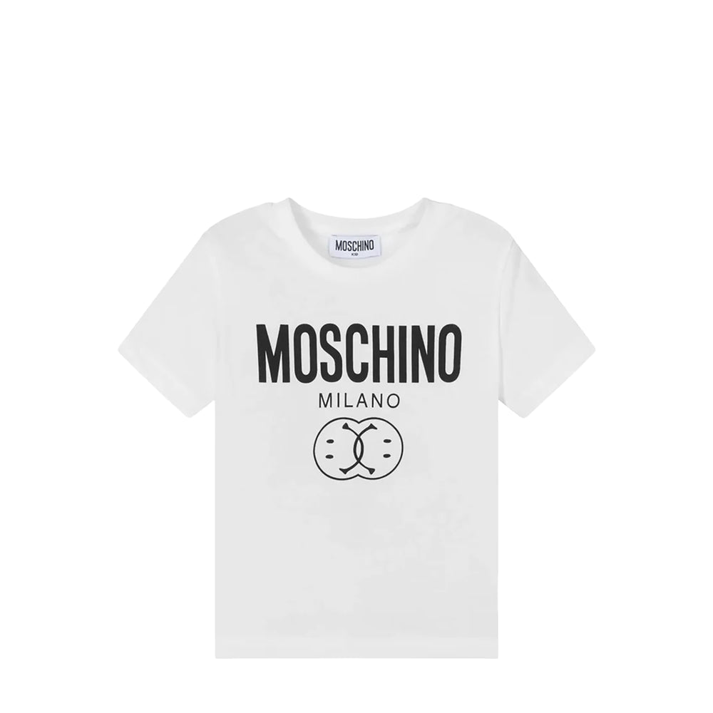 Moschino Kids Milano Logo T-Shirt