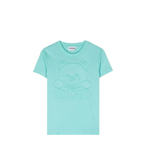 Moschino Kids Embossed Bear Logo T-Shirt
