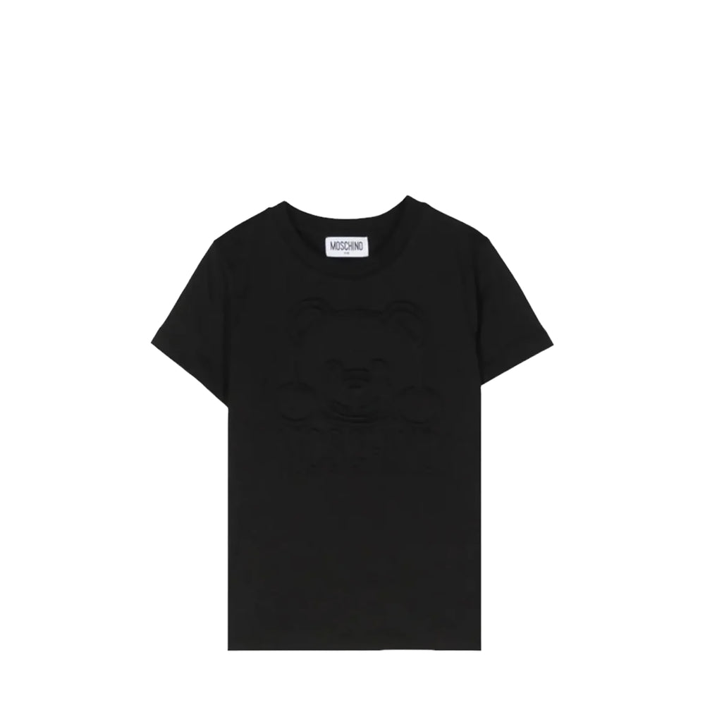 Moschino Kids Embossed Bear Logo T-Shirt