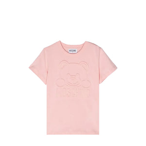 Moschino Kids Embossed Bear Logo T-Shirt