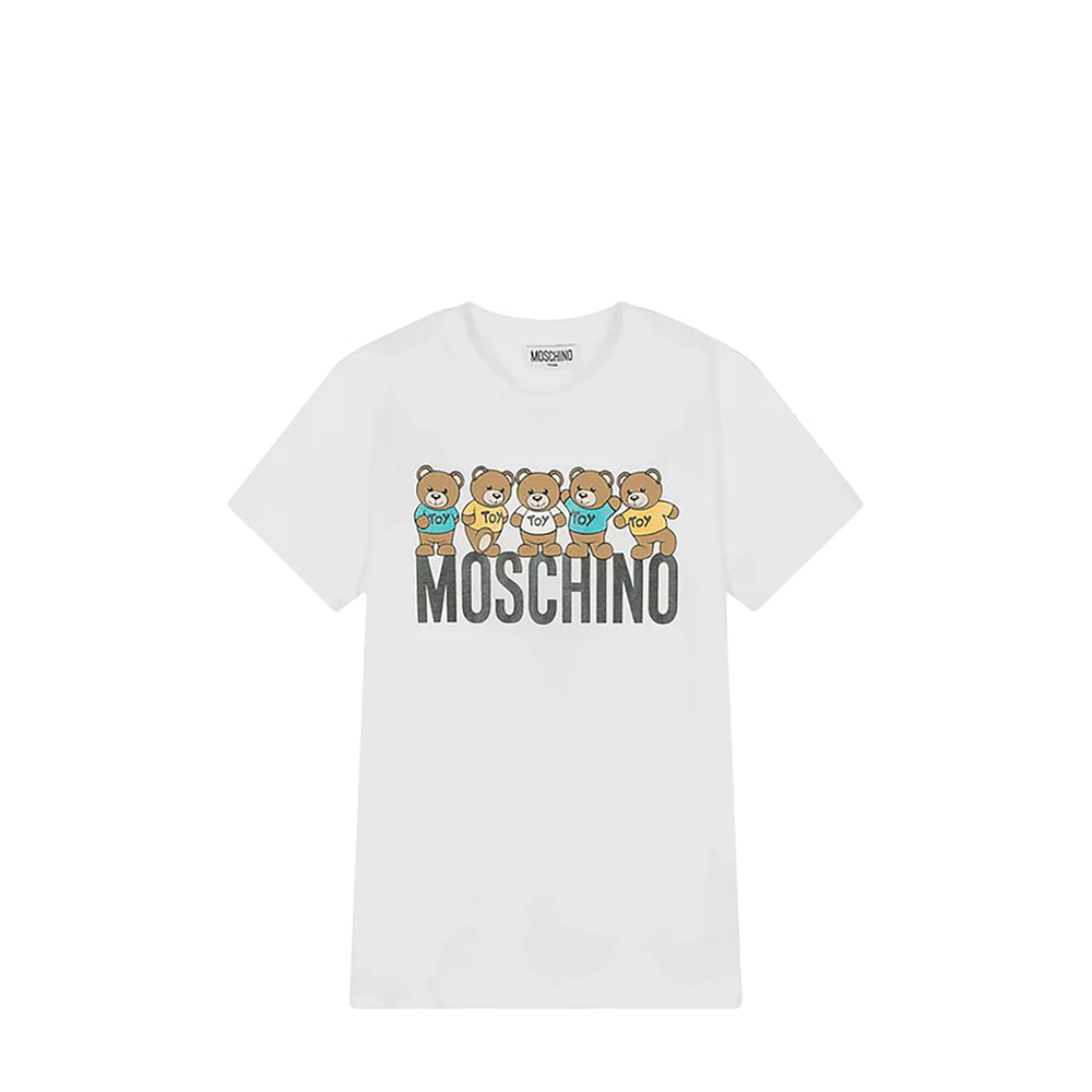 Moschino Kids Multi-Teddy Bears Logo T-Shirt