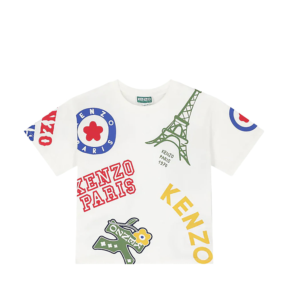 Kenzo Kids Multi-Logo T-Shirt