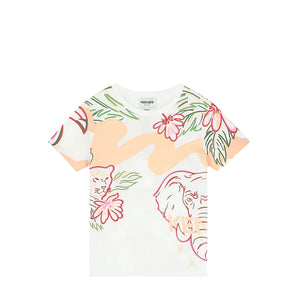 Kenzo Kids Tiger Motifs T-Shirt