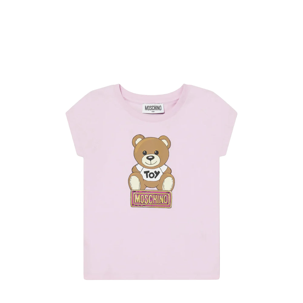Moschino Kids Teddy Bear Logo T-Shirt
