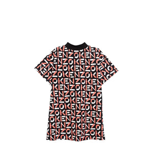 Kenzo Kids Stretch All-Over Print Dress