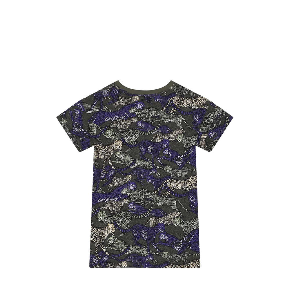 Kenzo Kids Multi Cheetah Print T-Shirt