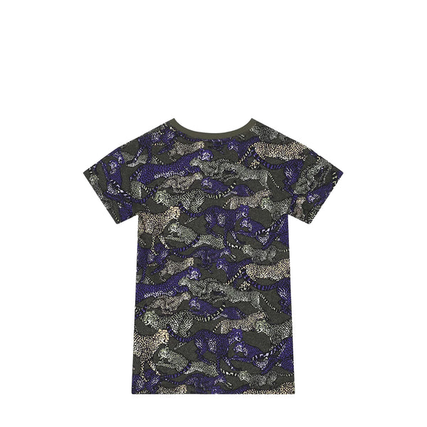 Kenzo Kids Multi Cheetah Print T-Shirt